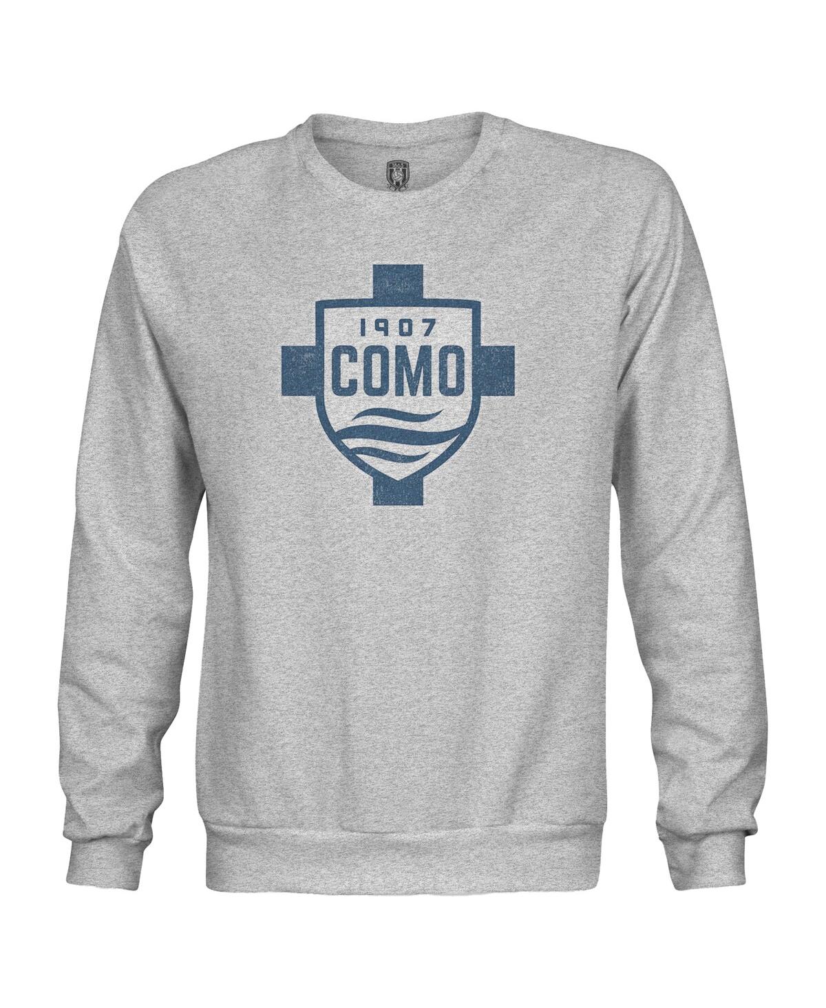 1863fc Men'sâ Heather Gray Como 1907 Color Badge Pullover Sweatshirt In Gray