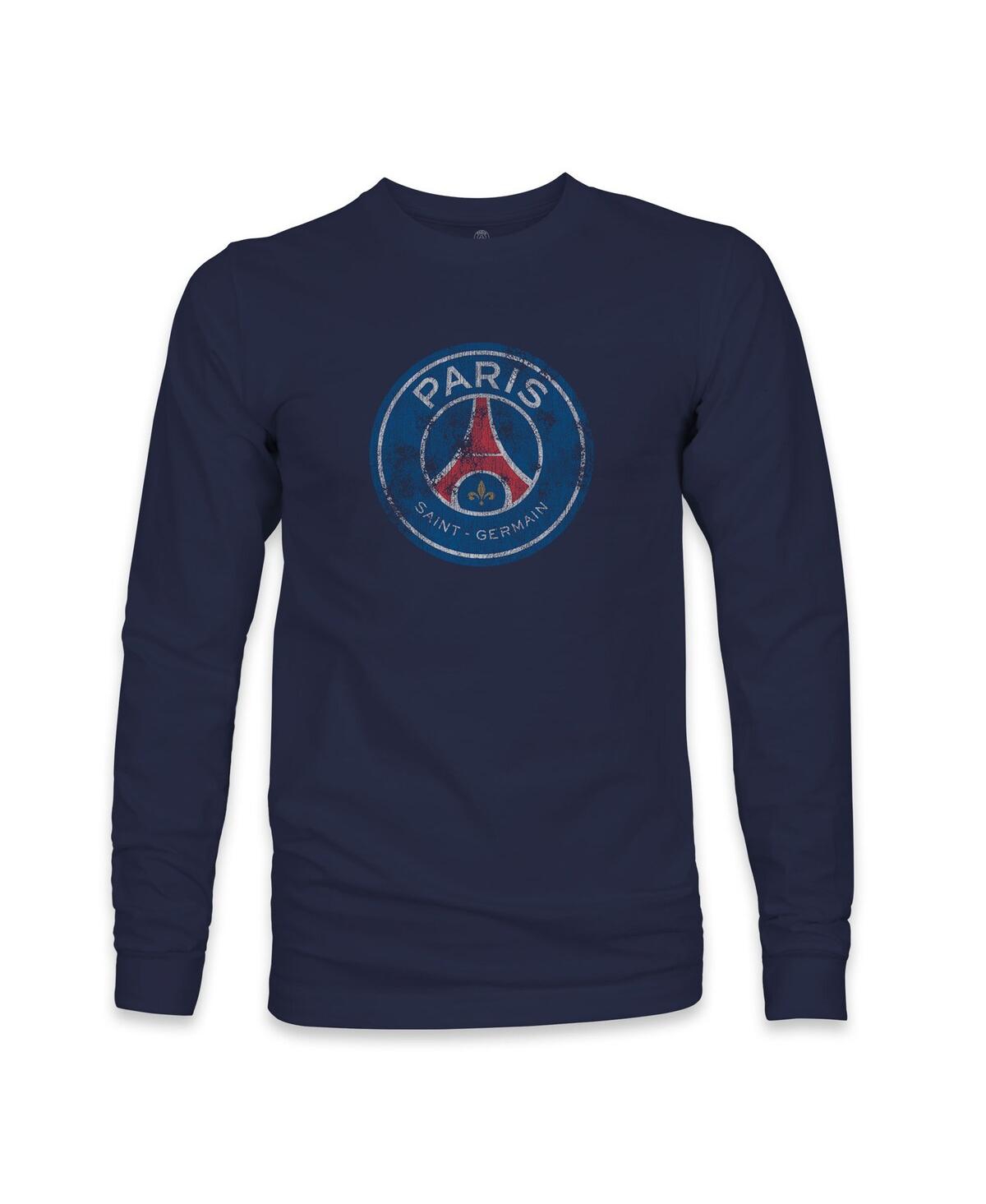 1863fc Men's Navy Paris Saint-germain Color Badge Long Sleeve T-shirt In Blue