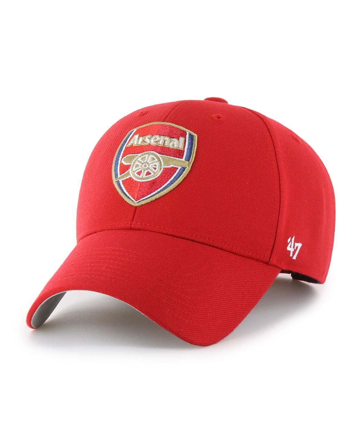 47 Brand Men's Red Arsenal Mvp Adjustable Hat In Red