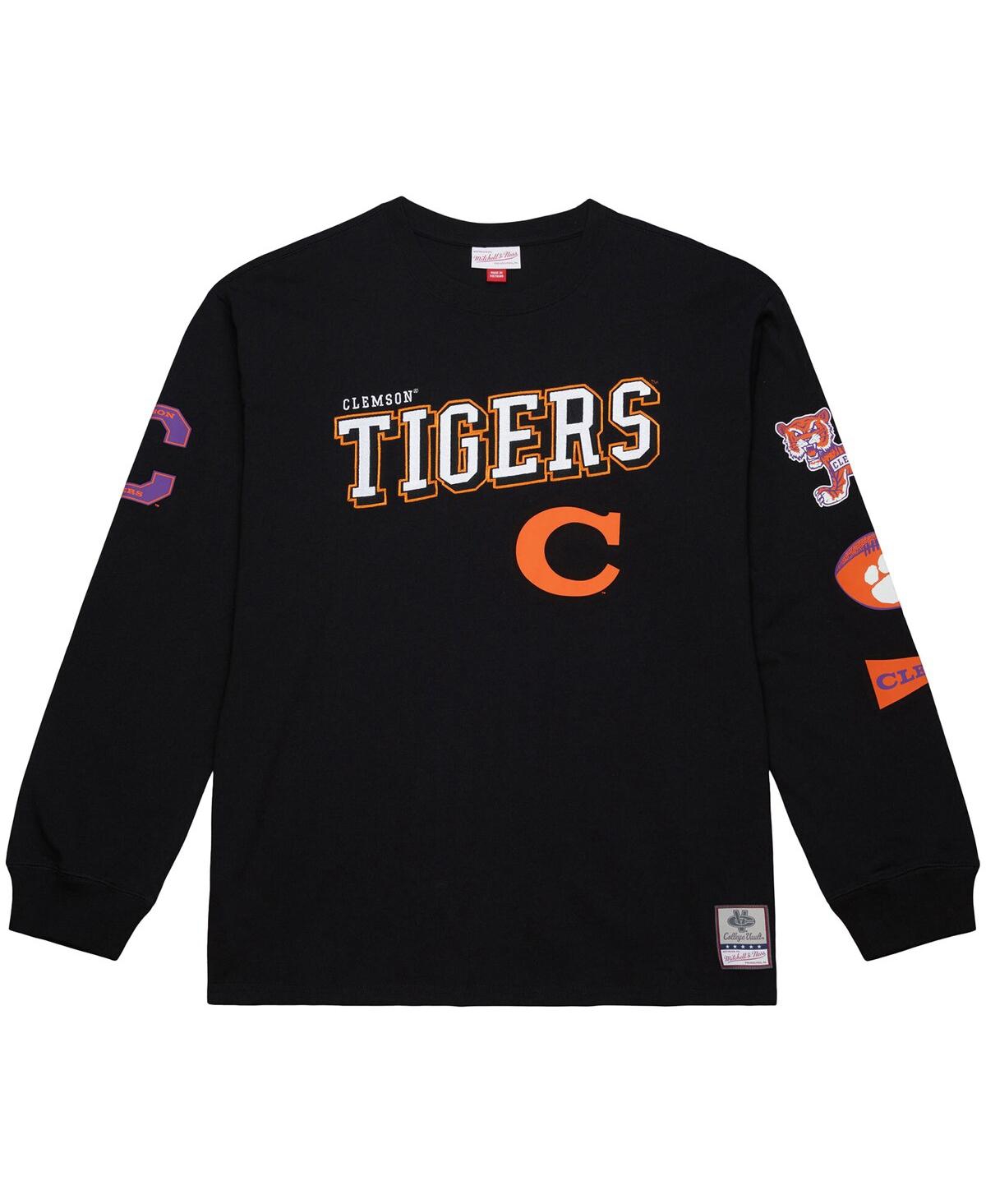 Mitchell & Ness Men's Black Clemson Tigers Training Camp Long Sleeve T-shirt In Black