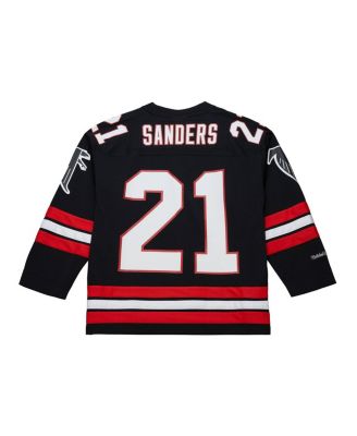 Mitchell & Ness Men's Deion Sanders Black Atlanta Falcons Maxed