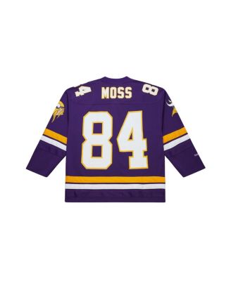 Men's&nbsp;Randy Moss Purple Minnesota Vikings Maxed Out Fashion Hockey Jersey
