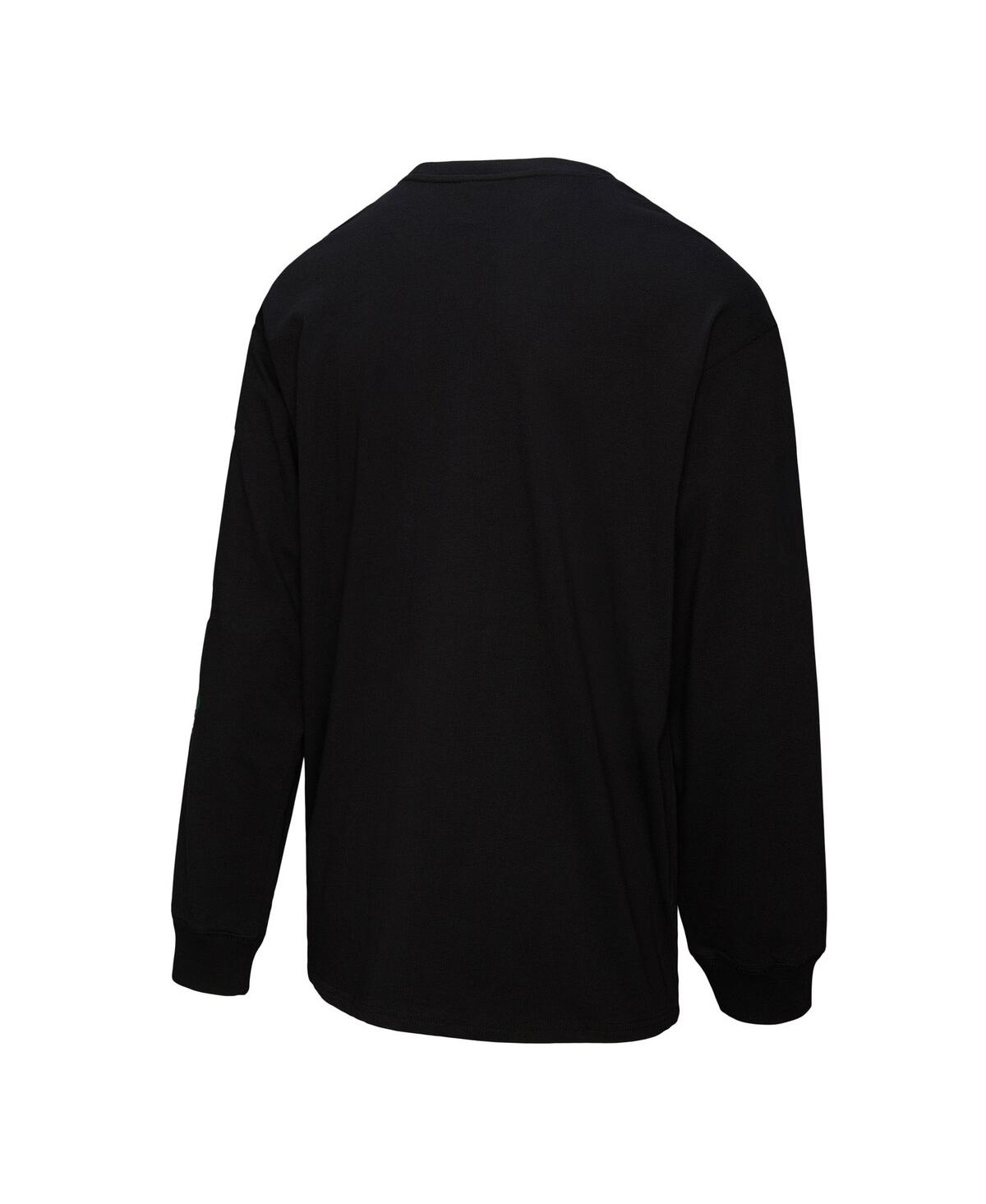 Mitchell & Ness Men's Black Dallas Cowboys Training Camp Vintage Logos Long Sleeve T-shirt In Black