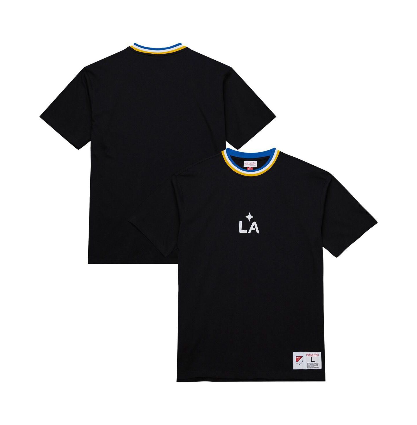 Мужская футболка Mitchell & Ness Black LA Galaxy Playmaker — фото 1