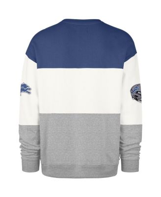 Men's Blue/Gray Detroit Lions Breeze Maximalist Sweatshirt