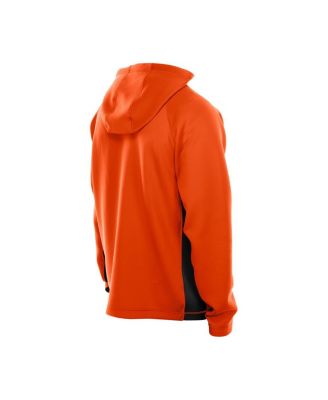 Men's Orange Cincinnati Bengals Combine Authentic Raglan Scuba Full-Zip Hoodie