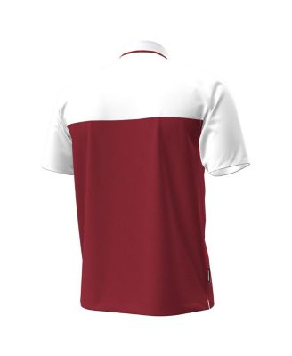Men's Garnet/White South Carolina Gamecocks Green Blocked Polo Shirt