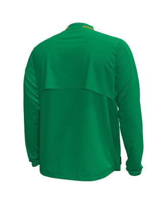 Men's Green Notre Dame Fighting Irish Motivate Long Sleeve Quarter-Zip Jacket