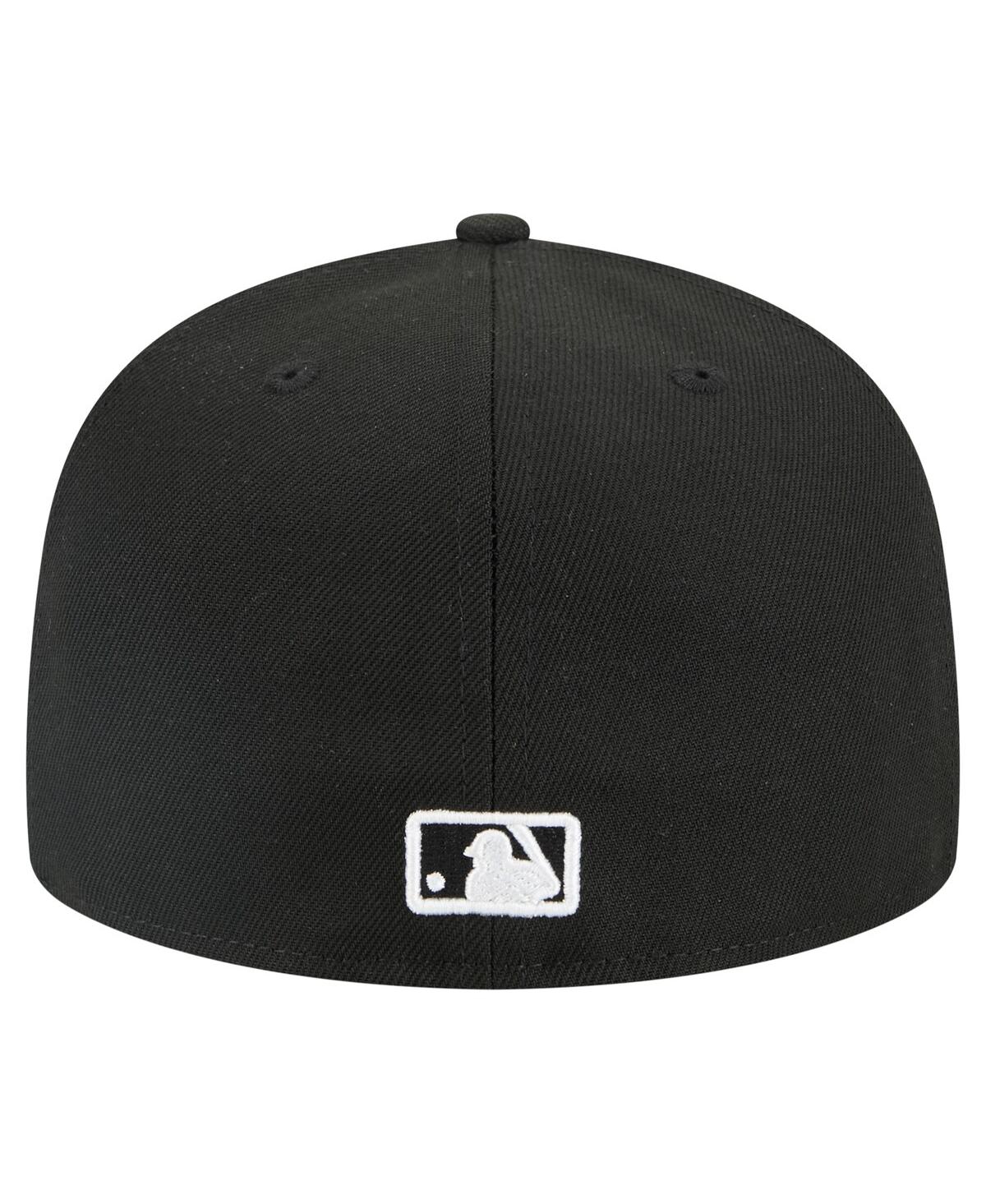 New Era Men's Black Boston Red Sox Tri-hit 59fifty Fitted Hat In Black