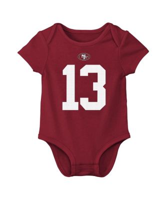 Baby Boys and Girls Brock Purdy Scarlet San Francisco 49ers Player Name Number Bodysuit