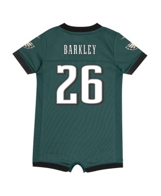 Baby Boys and Girls Saquon Barkley Midnight Green Philadelphia Eagles Game Romper Jersey
