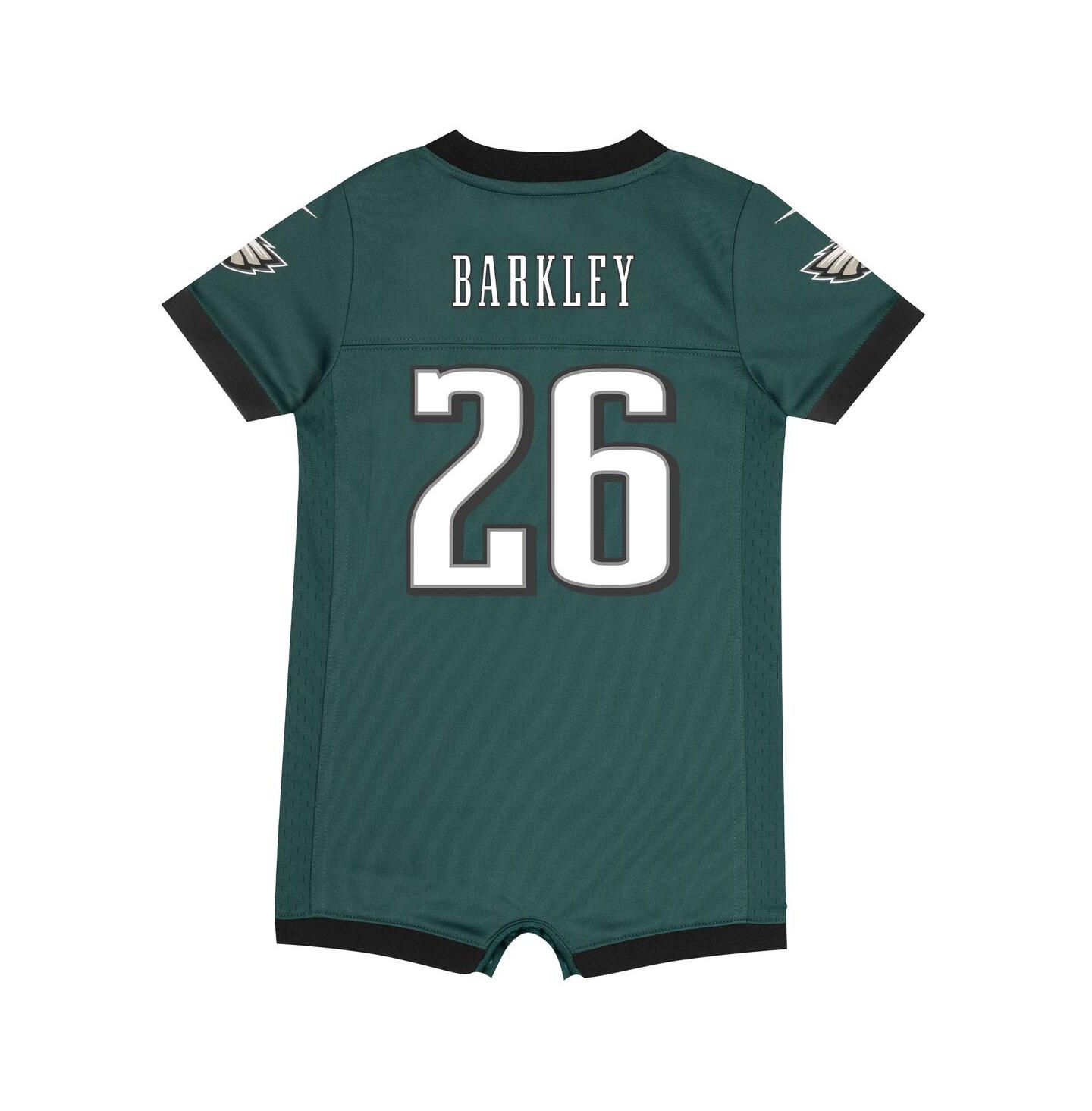 Комбинезон Nike Saquon Barkley Midnight Green Philadelphia Eagles Game Romper Jersey для малышей — фото 3