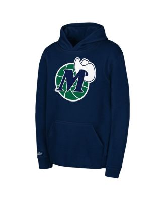 Mitchell & Ness - Preschool Navy Dallas Mavericks Retro Logo Pullover Hoodie