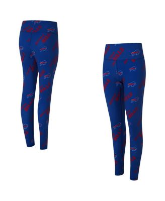 Concepts Sport - Women's Royal Buffalo Bills Mosaic Allover Print Leggings