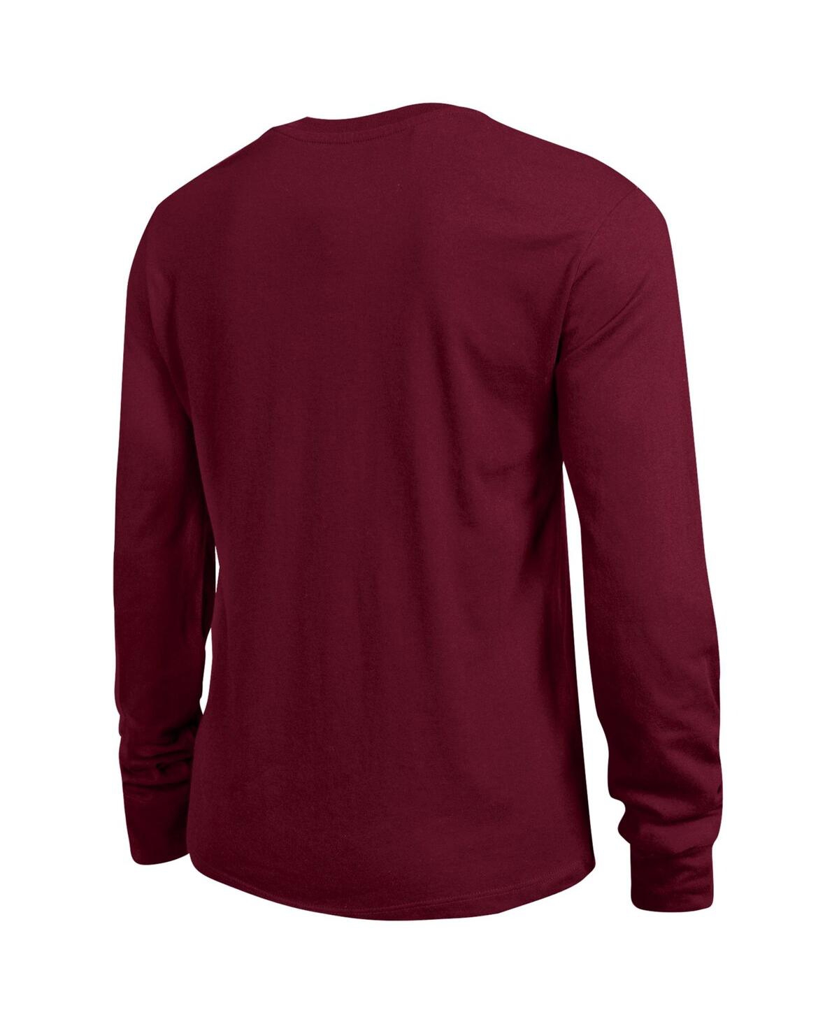 Champion Women's Maroon Texas A & M Aggies Arch Over Logo Long Sleeve T-shirt In Burgundy