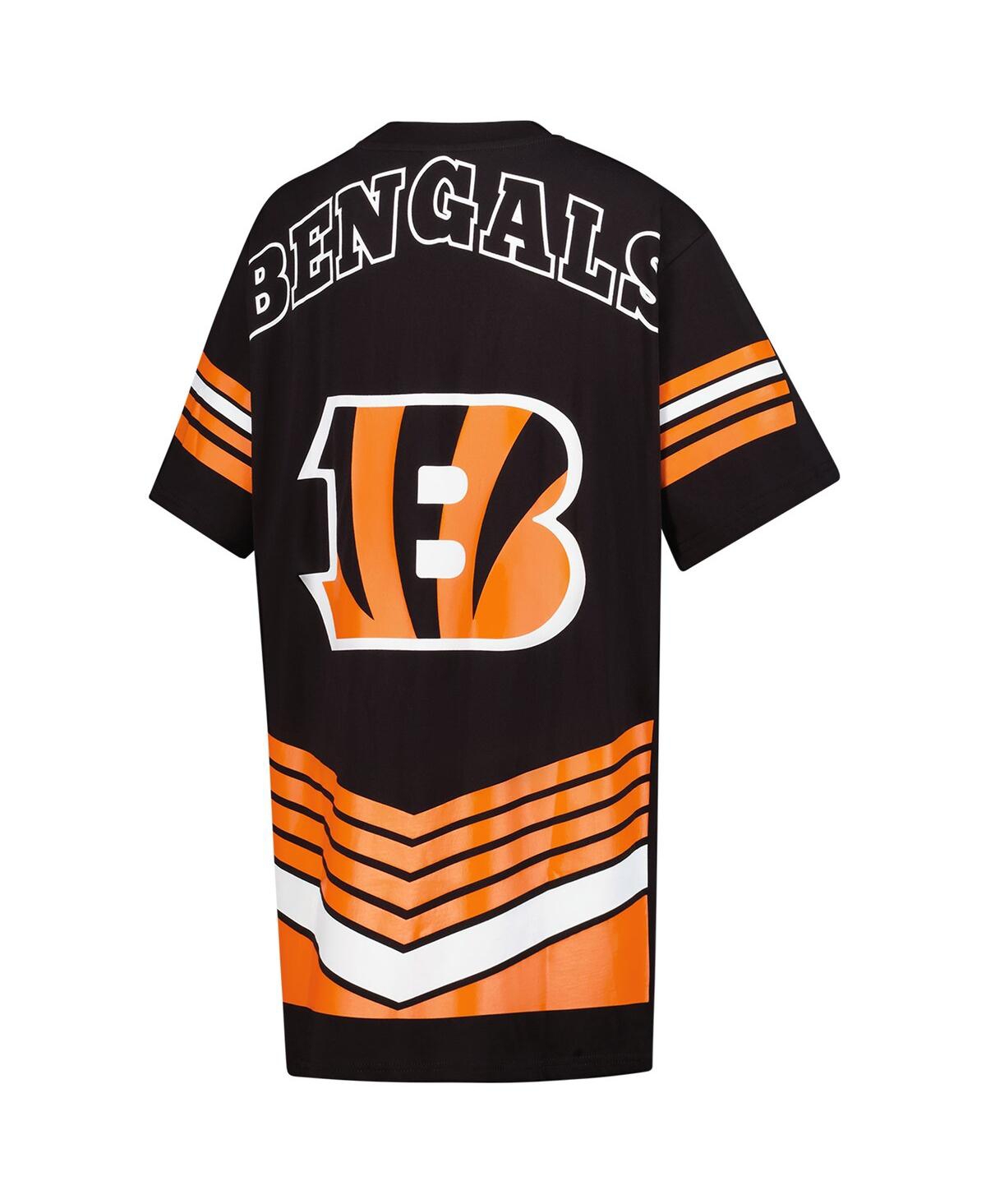 Gameday Couture Women's Black Cincinnati Bengals Perfect Score Vintage T-shirt Dress In Black
