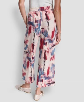 Women's Mid Rise Printed Pants