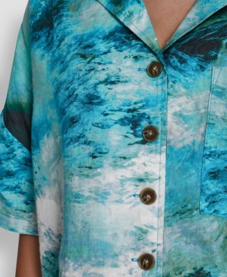 Women's Short Sleeve Printed Top