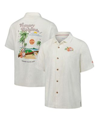 Tommy Bahama - Men's White USC Trojans Grand Slam Bay Camp Button-Up Shirt