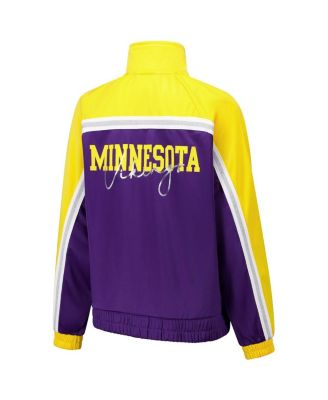 Women's Purple Minnesota Vikings Post Game Full-Zip Track Jacket