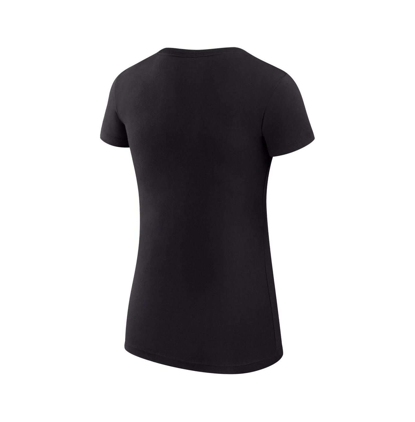 Женская футболка G-III 4Her by Carl Banks Black Detroit Lions Super-Slim Fit Lightweight Subtle Football — фото 3