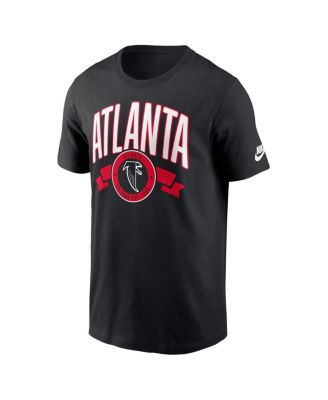 Men's Black Atlanta Falcons Rewind Front and Back Hit Essential T-Shirt