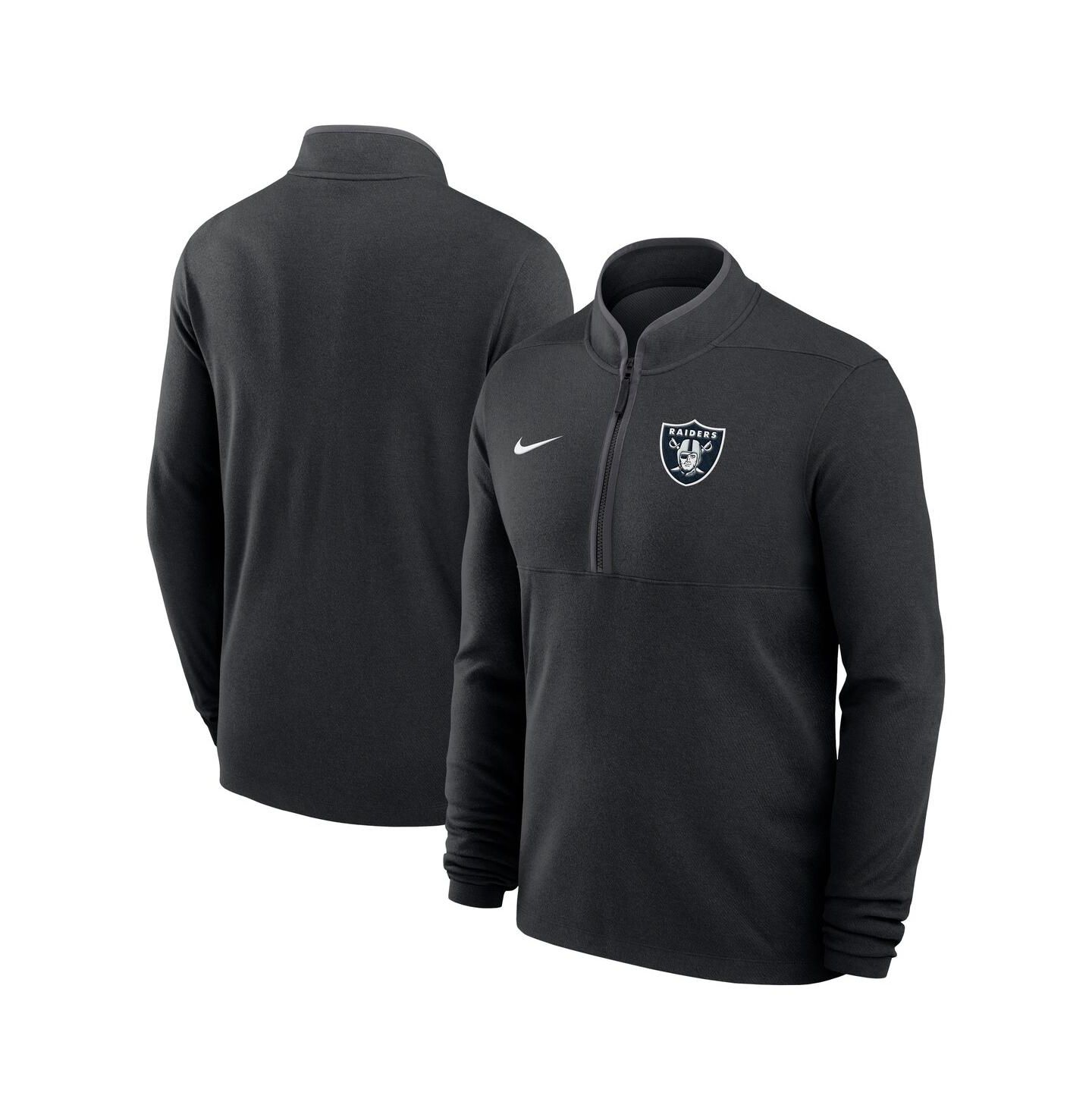 Мужское лёгкое худи Nike Las Vegas Raiders Victory Dri-FIT на полумолнии, Black — фото 1