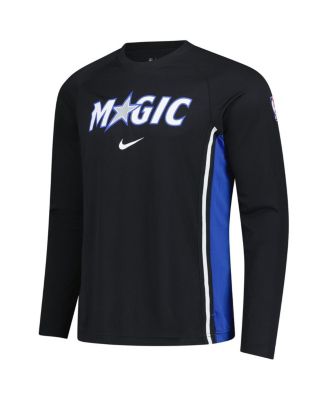 Men's Black Orlando Magic 2025/26 Authentic Pre-Game Legend Dri-FIT Long Sleeve Shooting Shirt