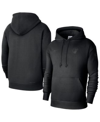 Nike - Men's Black Denver Nuggets Authentic Travel Standard Issue Dri-Fit Hoodie