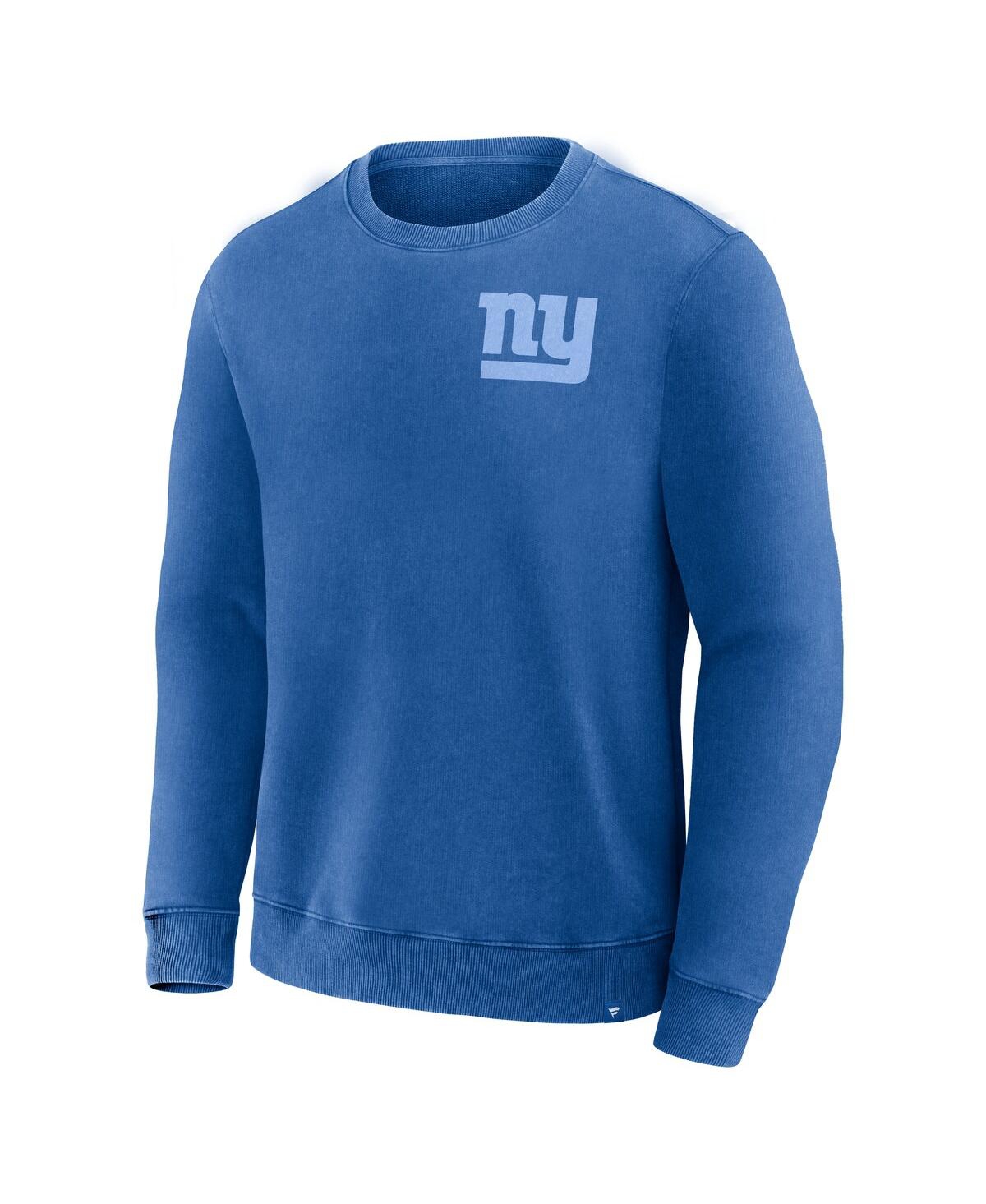 Fanatics Men's Royal New York Giants Deep Route Pullover Sweatshirt In Blue