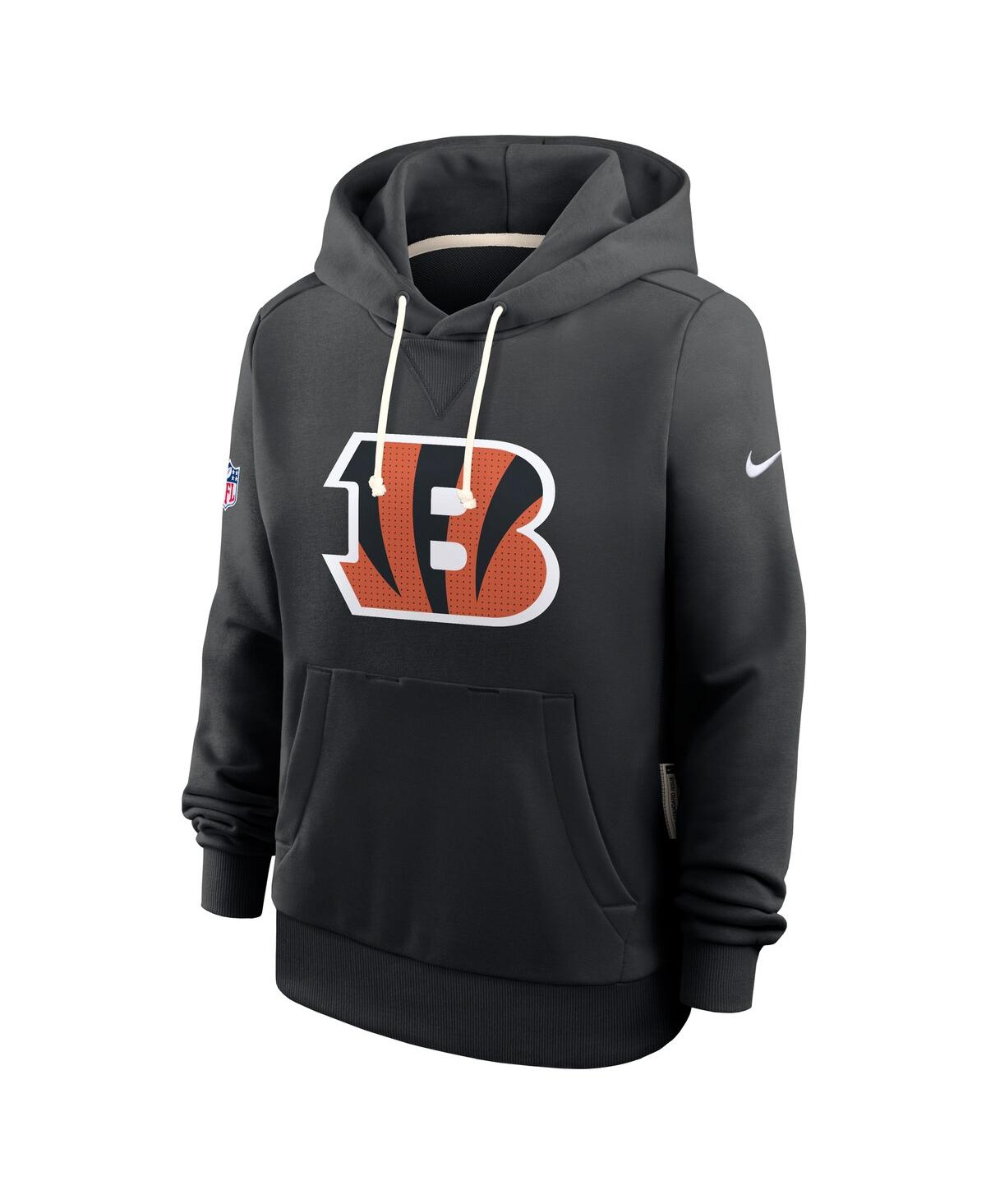 Nike Cincinnati Bengals Sideline  Women's Dri-fit Nfl Pullover Hoodie In Black