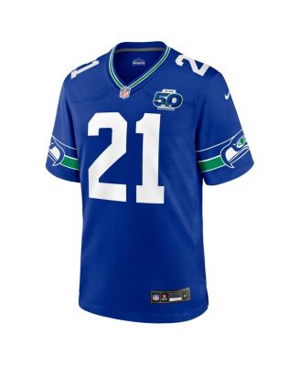 Men's Devon Witherspoon Royal Seattle Seahawks Alternate 2 50th Season Game Jersey