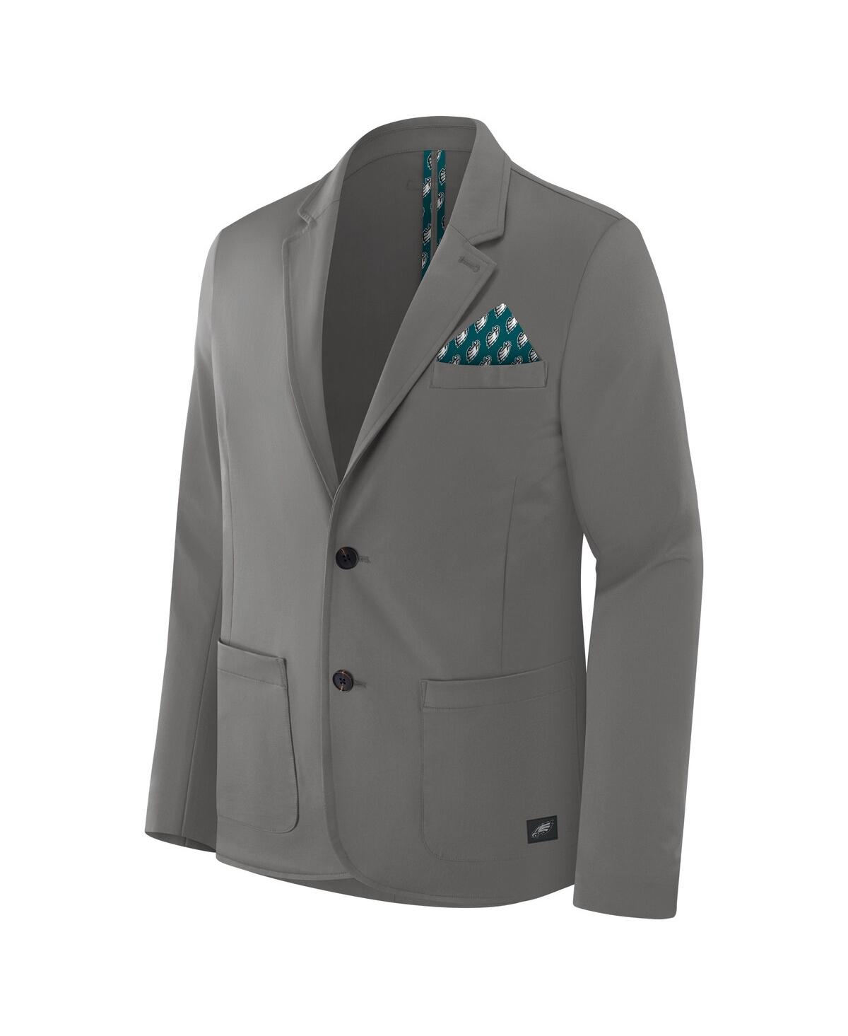 J. Palmer Men's Graphite Philadelphia Eagles Man-in-motion Blazer In Gray