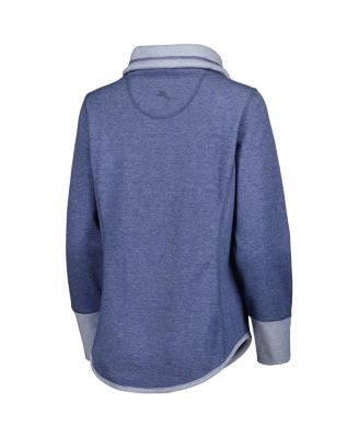 Women's Heathered Royal Indianapolis Colts Sport Sun Fade Full-Zip Sweatshirt