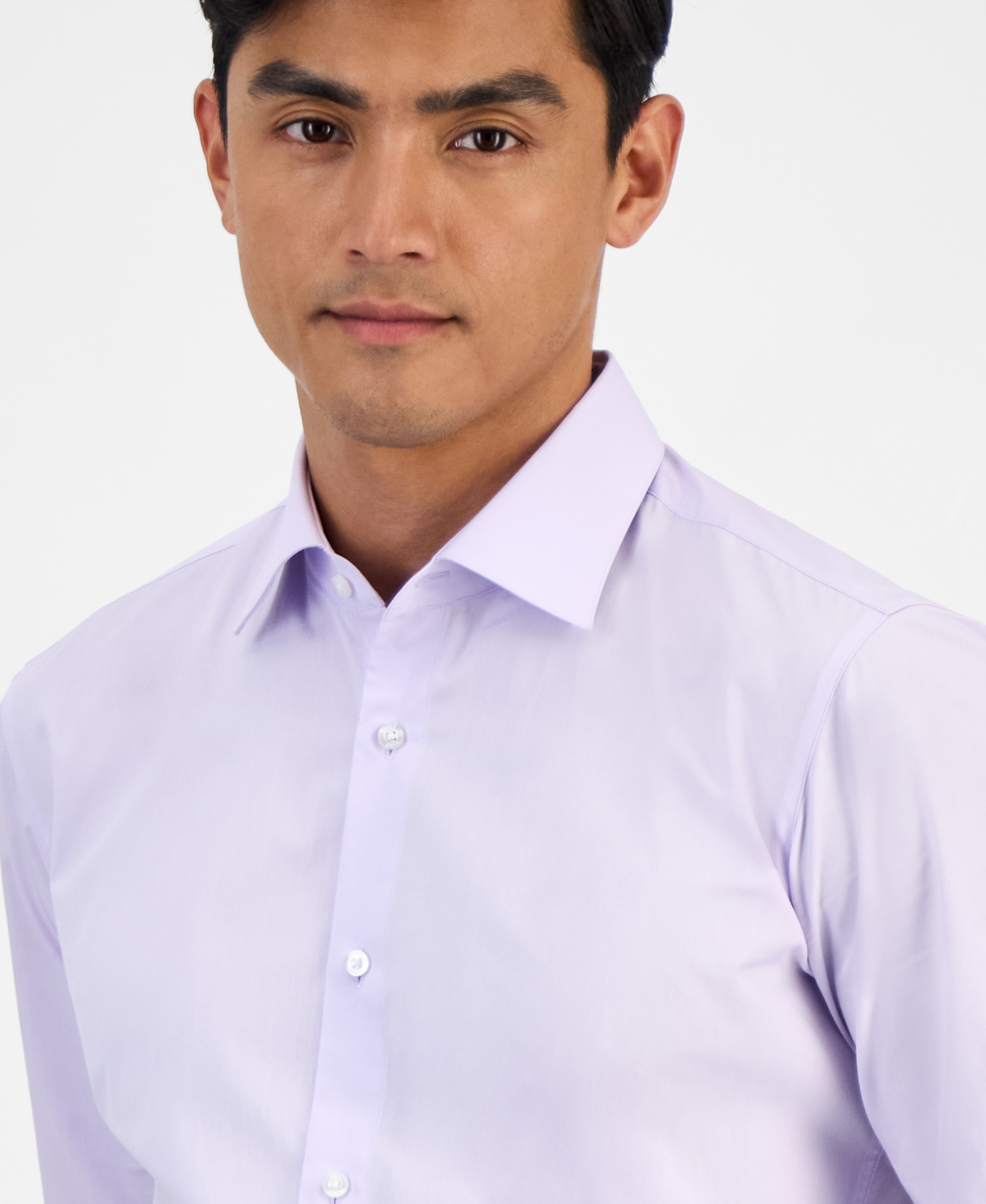 Hugo Boss Men's Valerio Long Sleeve Button-front Geo Print Shirt In Purple