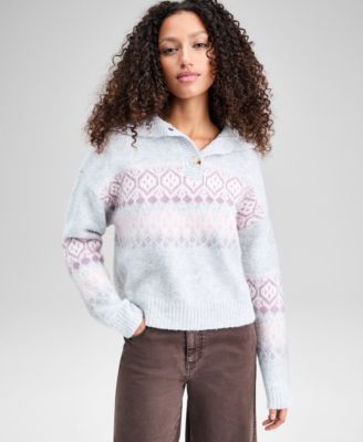 And Now This - Women's Fair Isle Pullover Sweater