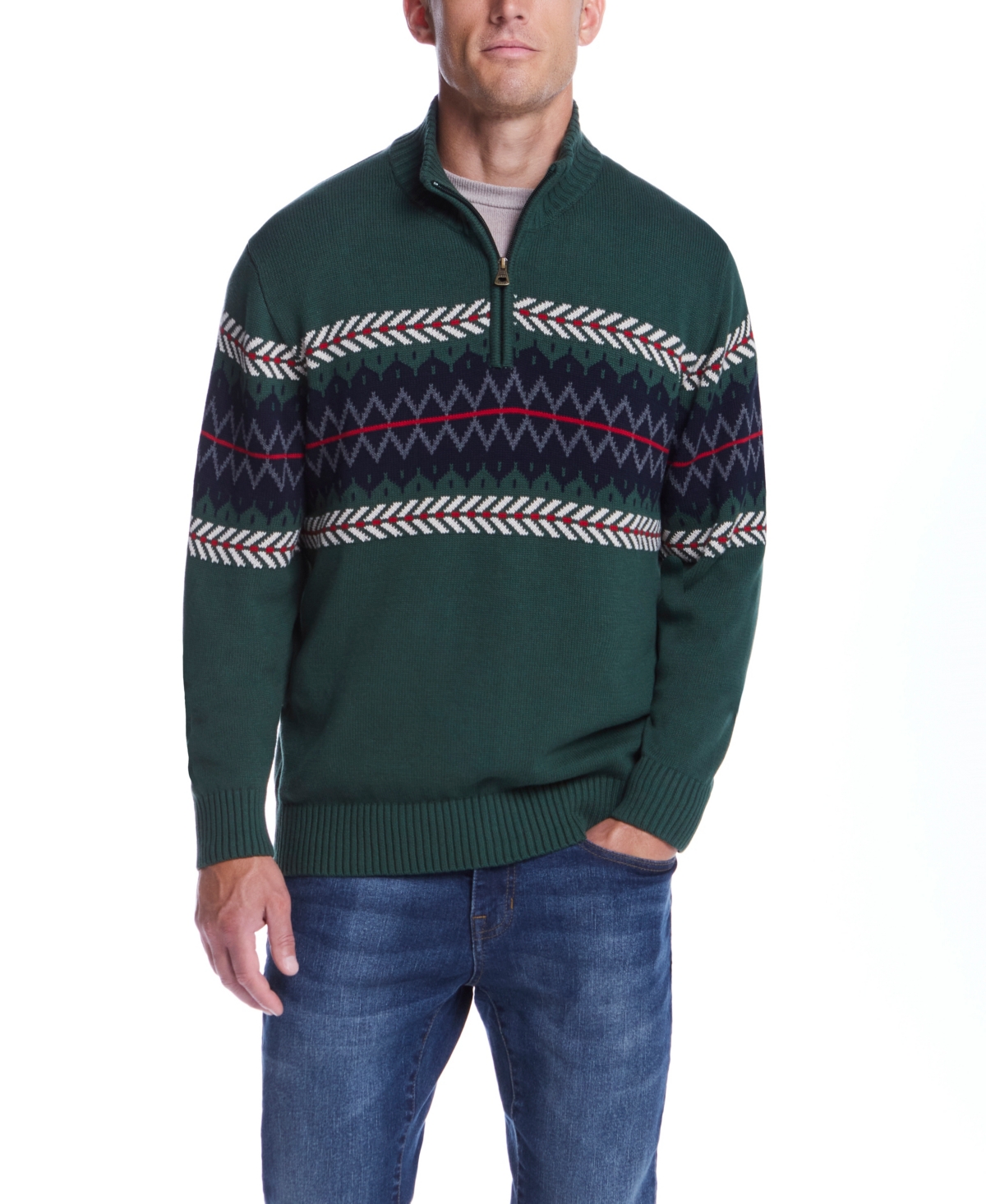 Weatherproof Vintage Men's Quarter-Zip Sweater