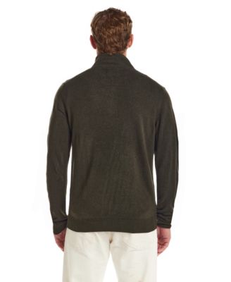 Men's Textured Quarter-Zip Sweater