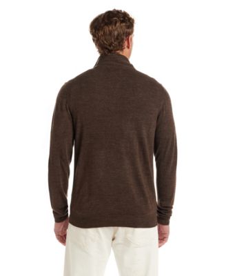 Men's Textured Quarter-Zip Sweater