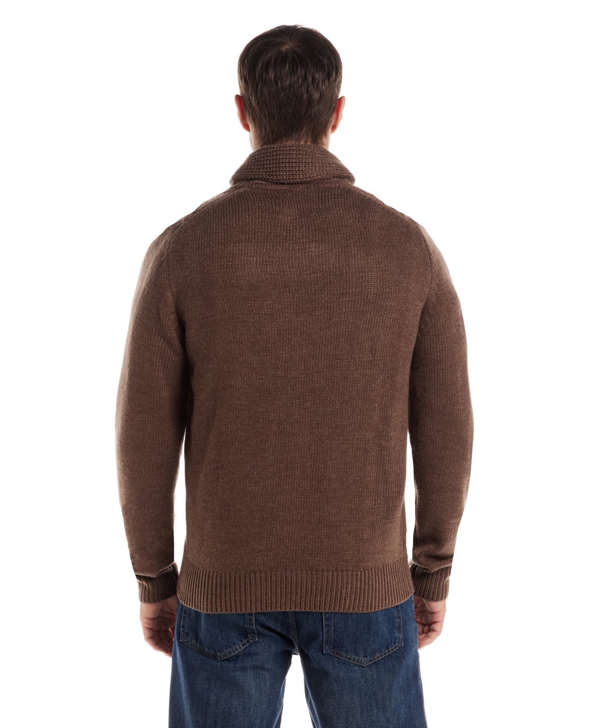 Weatherproof Vintage Men's Shawl Collar Sweater