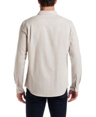 Men's Long Sleeve Button Front Collard Shirt