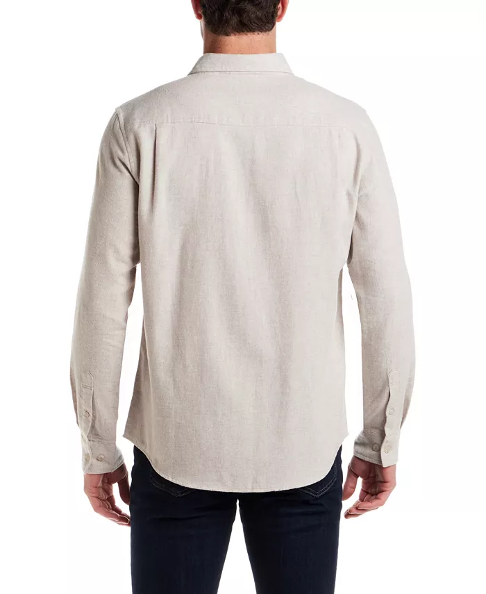 Men's Long Sleeve Button Front Collard Shirt - thumbnail 4
