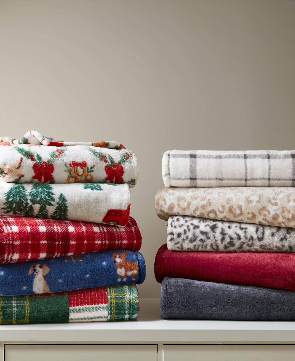 Premier Comfort Cozy Plush Printed Throw Blanket, 50" x 70", Exclusively at Macy's