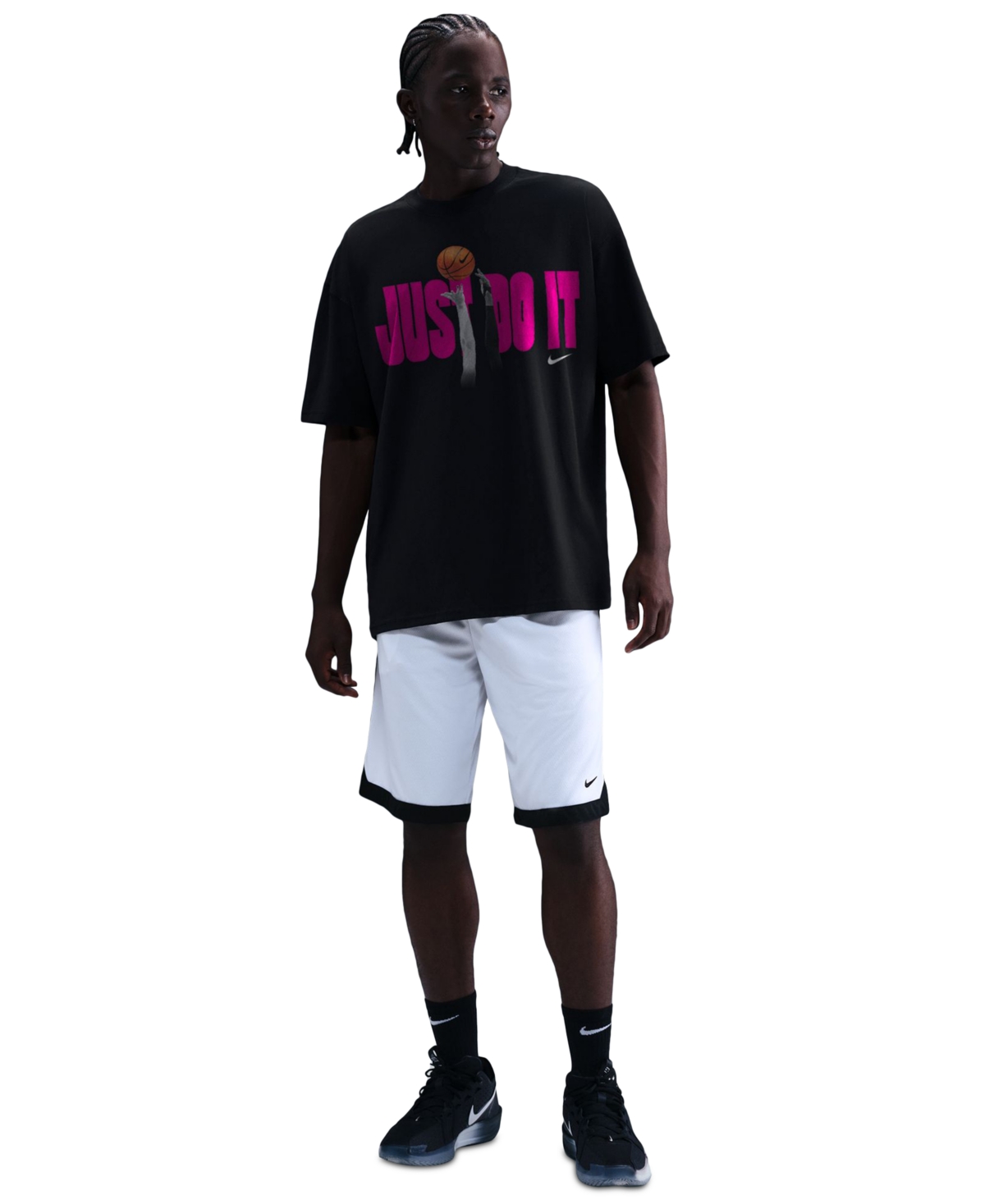 Nike Men's Basketball T-shirt In Black