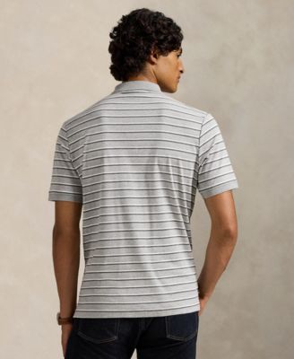 Men's Classic-Fit Striped Soft Cotton Polo