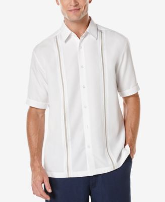 Cubavera Men's Contrast Stitch Short-Sleeve Shirt - Macy's