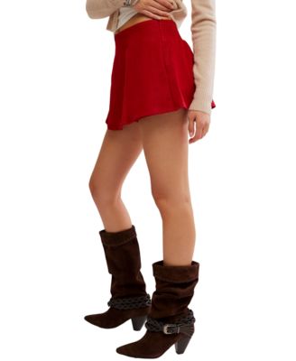 Women's Paradise Found Faux Suede Mini Skort