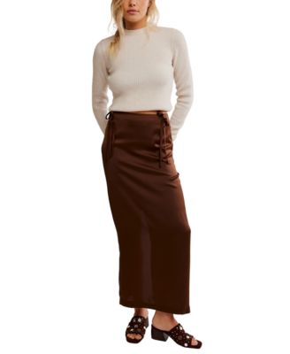Women's Rosetto Column Midi Skirt