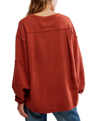 Women's Total Eclipse Ribbed Dolman-Sleeve T-Shirt