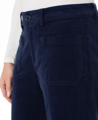 Petite Cropped Wide-Leg Pants